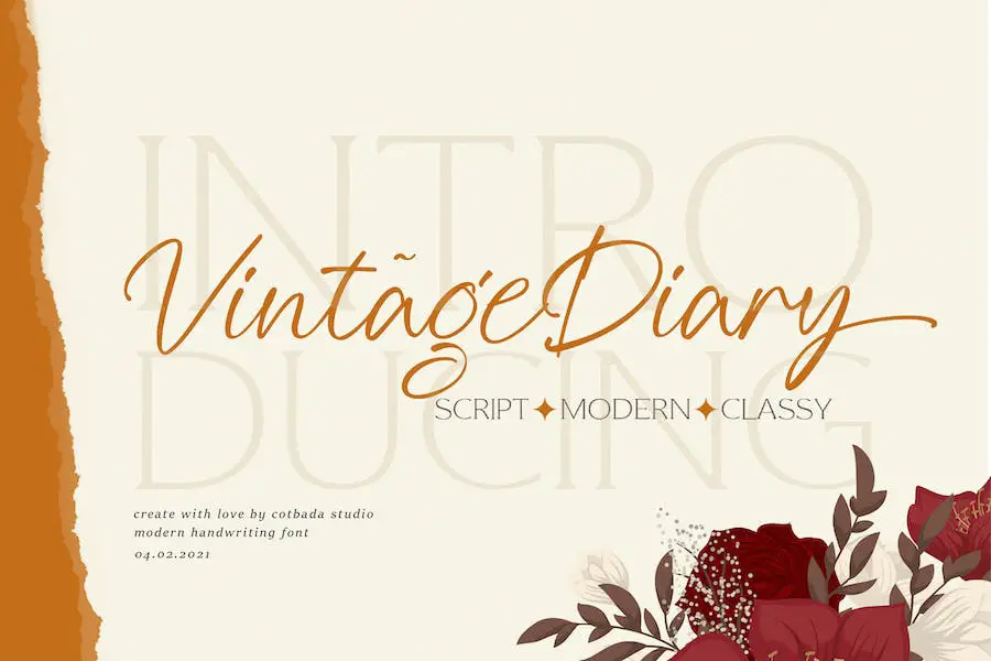 Journal vintage -