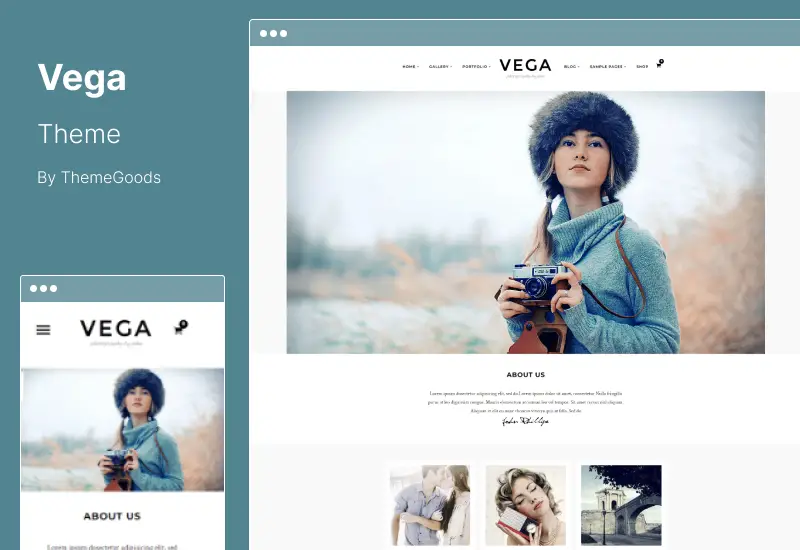 Thème Vega – Thème WordPress pour la photographie