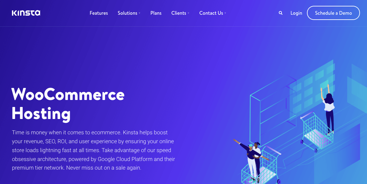 Hébergement Kinsta WooCommerce