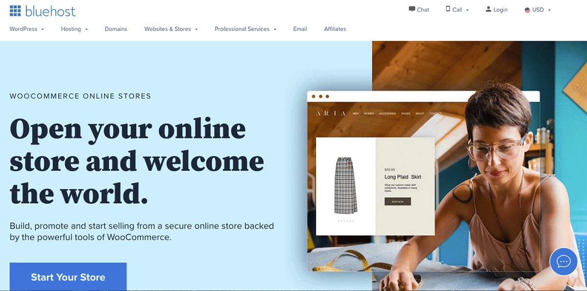 Hébergement BlueHost WooCommerce