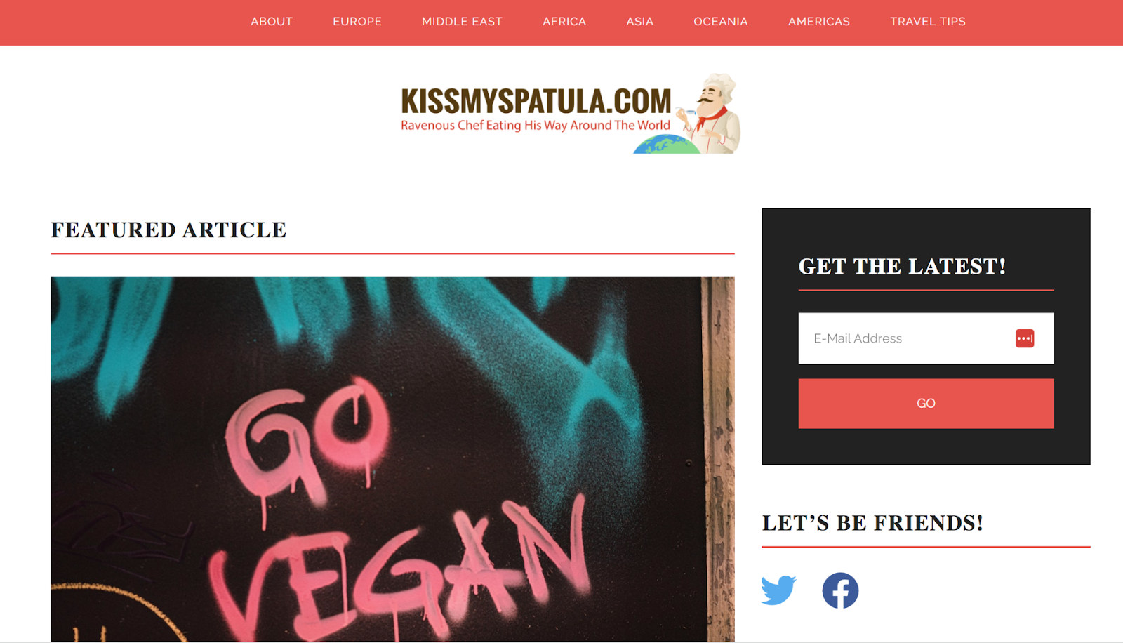 Kissmyspatula.com 主页