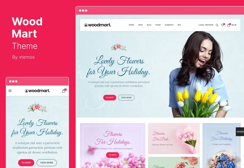 WoodMart 主题 - 多用途 WooCommerce 主题