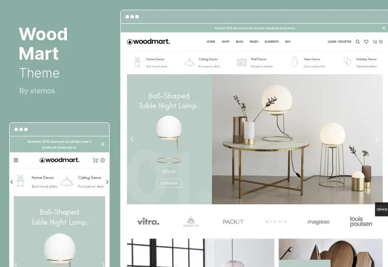 Tema WoodMart - Tema WooCommerce multifuncional