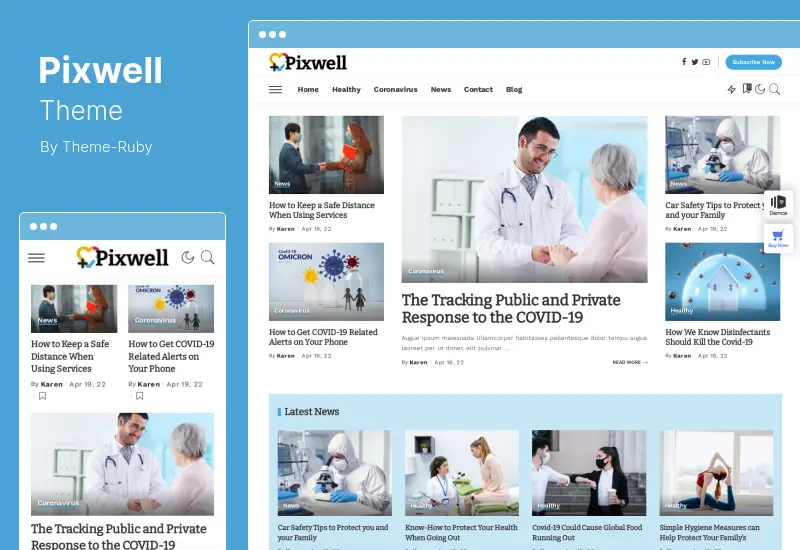 موضوع Pixwell - موضوع ووردبريس للمجلة الحديثة