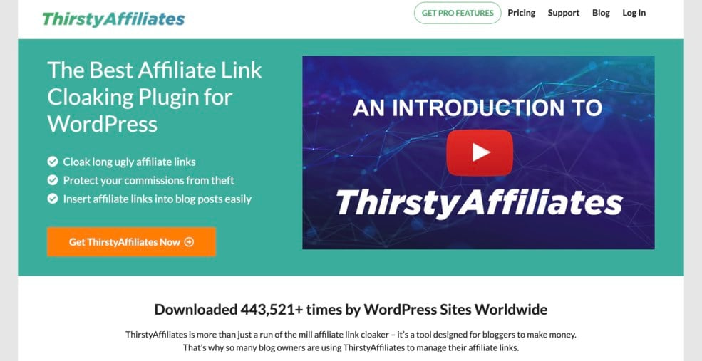 Thirsty Affiliates est un plugin freemium permettant de gérer les liens d'affiliation.