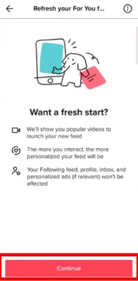 Cara Reset Algoritma TikTok: Langkah 7