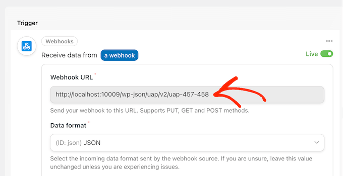 Getting a webhook URL