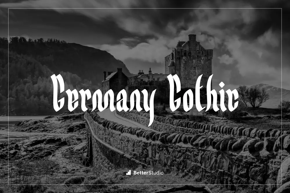 gotic german -