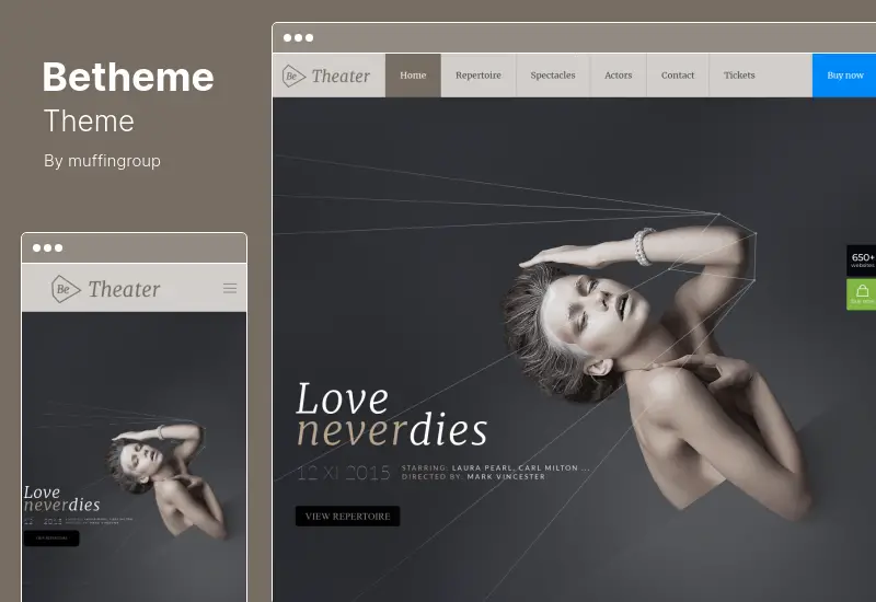 ธีม Betheme - ธีม WordPress และ WooCommerce อเนกประสงค์ที่ตอบสนอง