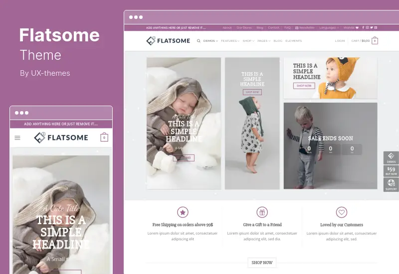 Flatsome Theme – Responsives Mehrzweck-WooCommerce-Theme