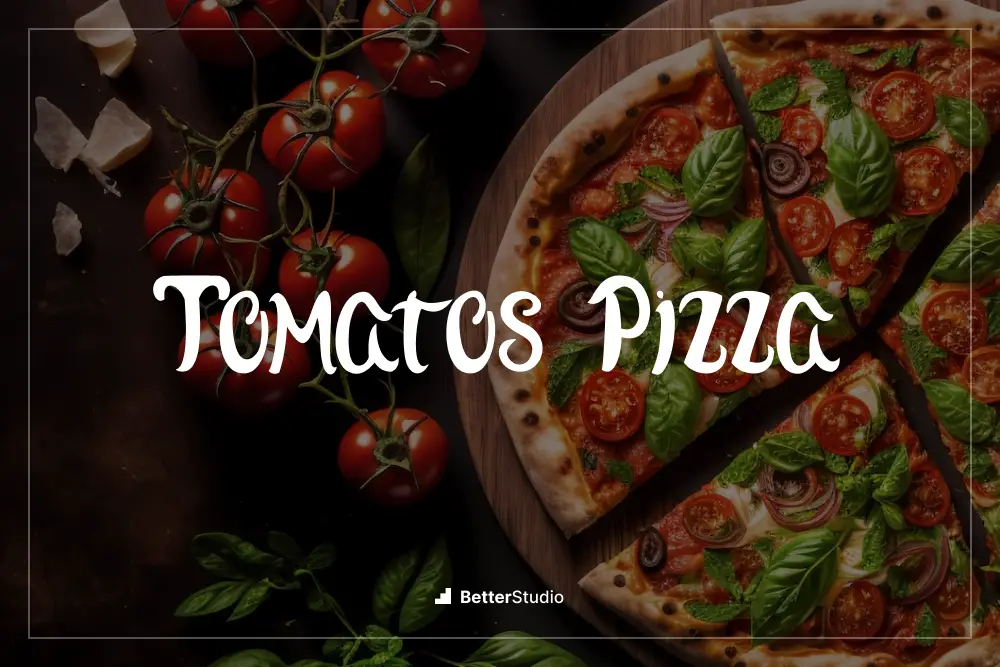 Pizza de tomate -