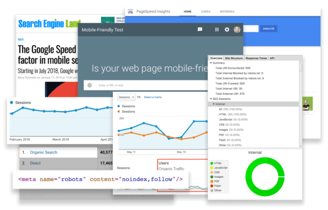 Schermate della lista di controllo dell'audit SEO di Backlinko