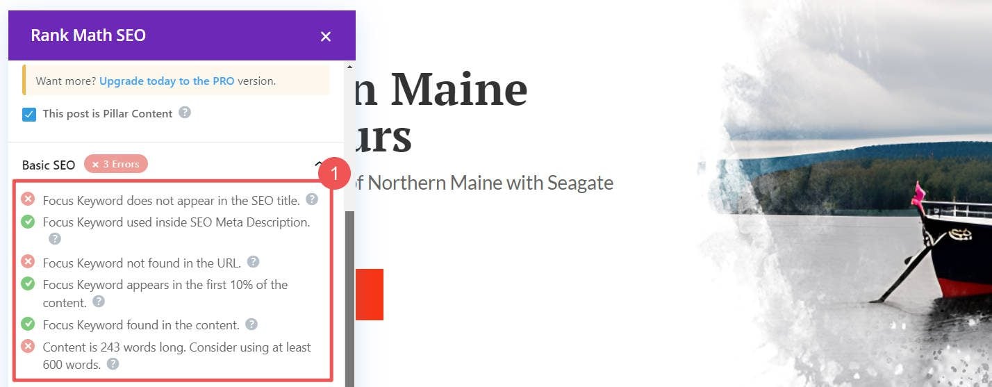 Use Rank Math para melhorar SEO - Etapa 5