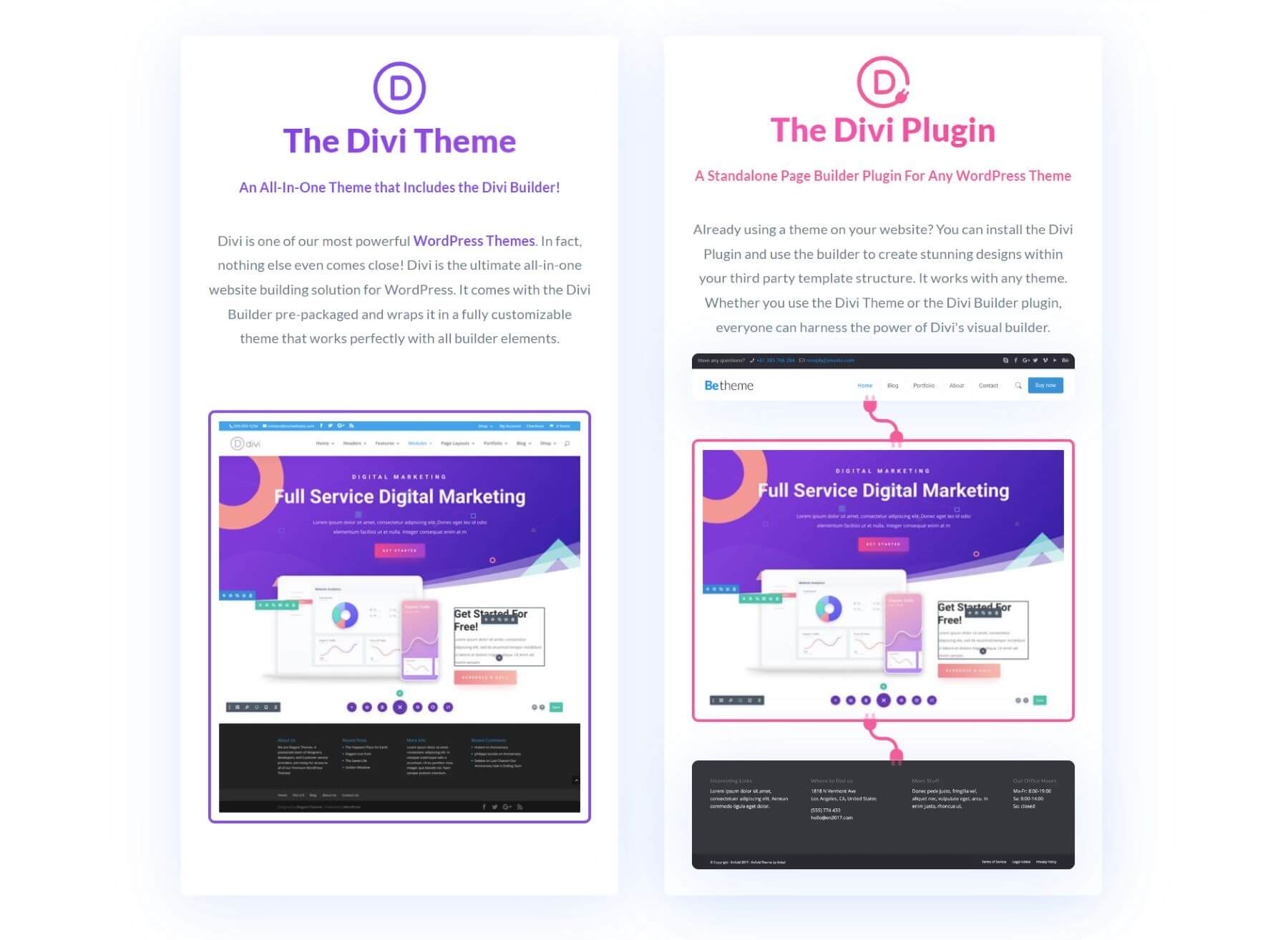 موضوع divi ai والمكون الإضافي divi ai page builder