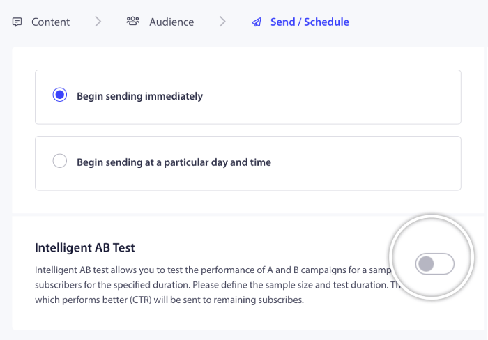 Tests A/B intelligents