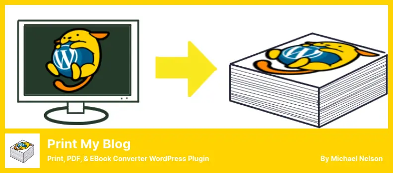 Plug-in Print My Blog - Plug-in WordPress para conversor de impressão, PDF e e-book