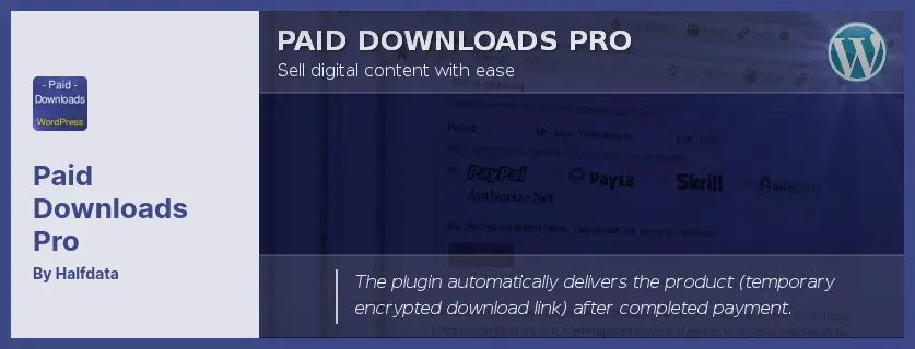 Plugin Pro de downloads pagos - Venda qualquer conteúdo digital