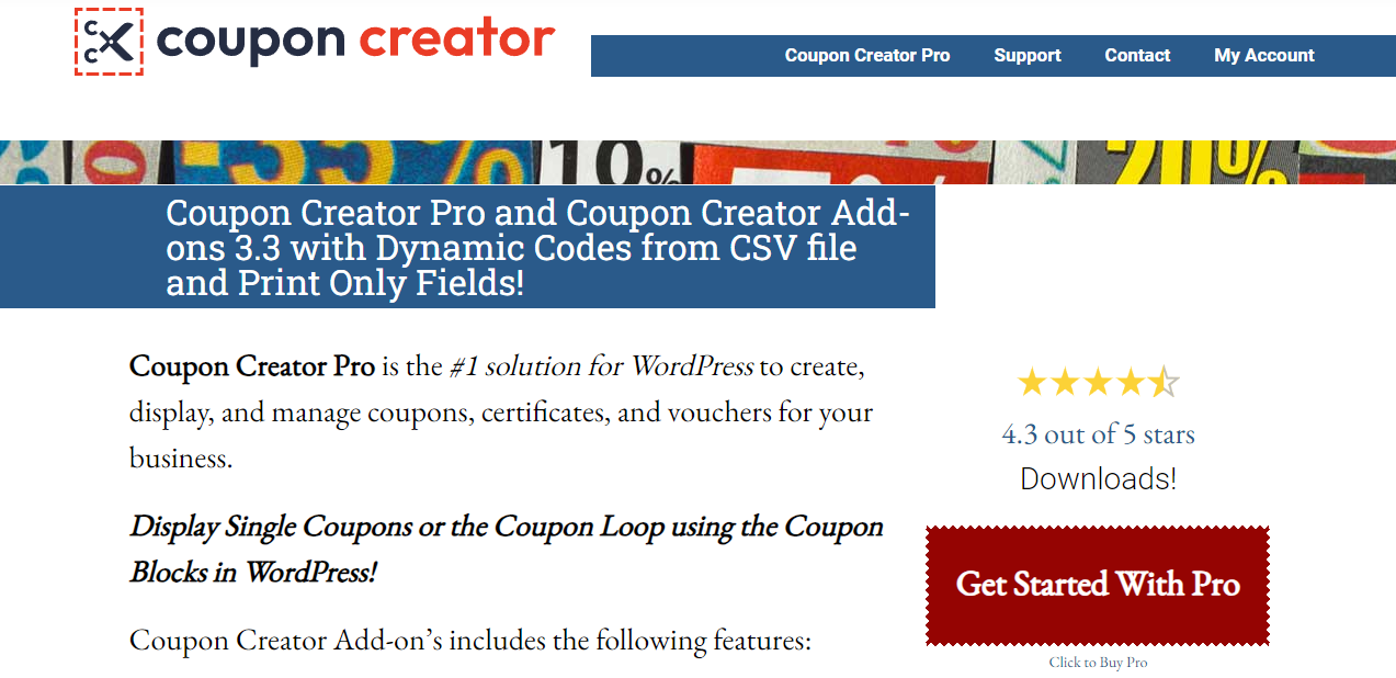 Créateur de coupons – Meilleurs plugins de coupons WordPress