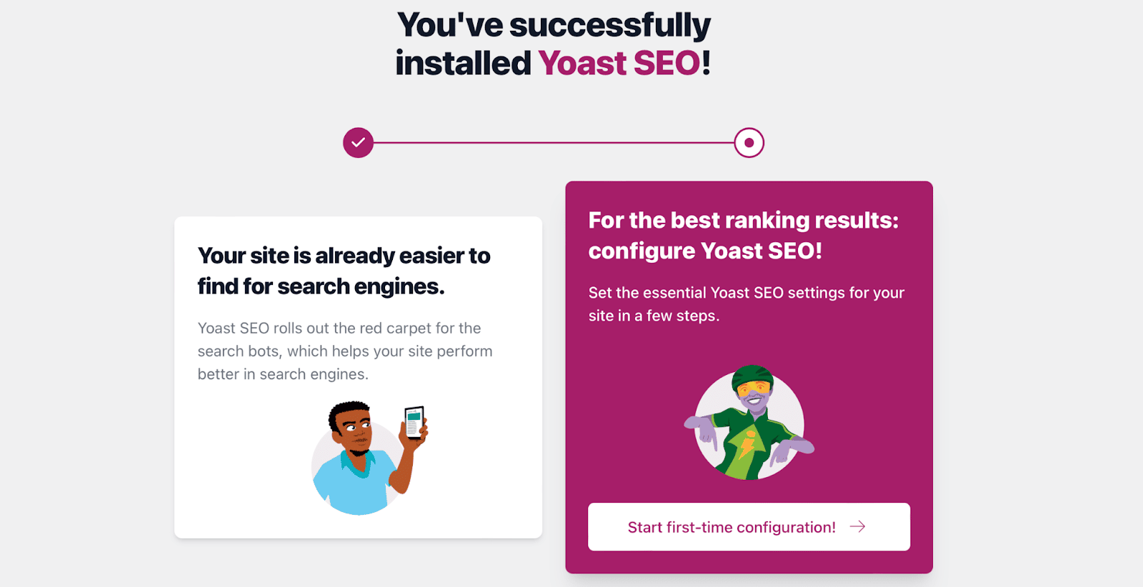 第一次 Yoast SEO 配置