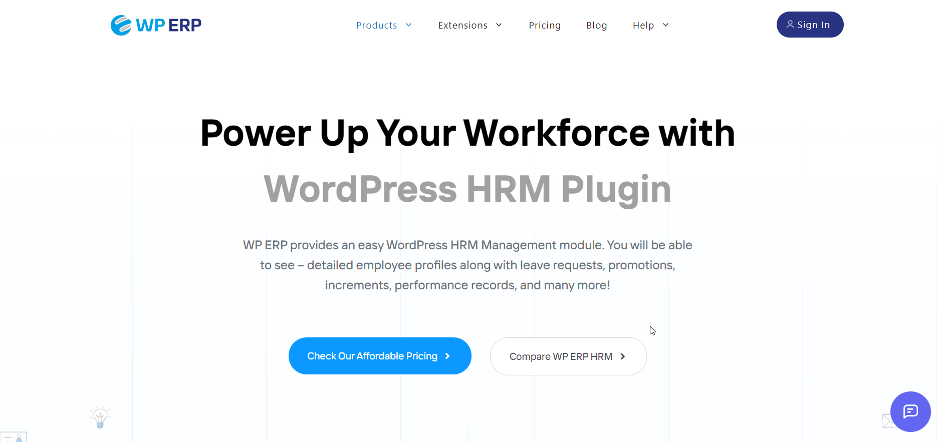 Plugin manajemen karyawan WordPress- WP ERP