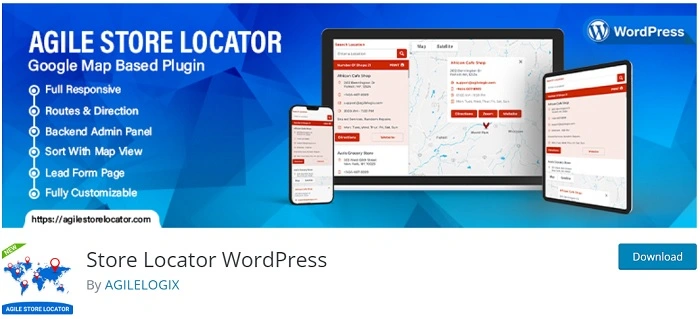 Lokalizator sklepów WordPress