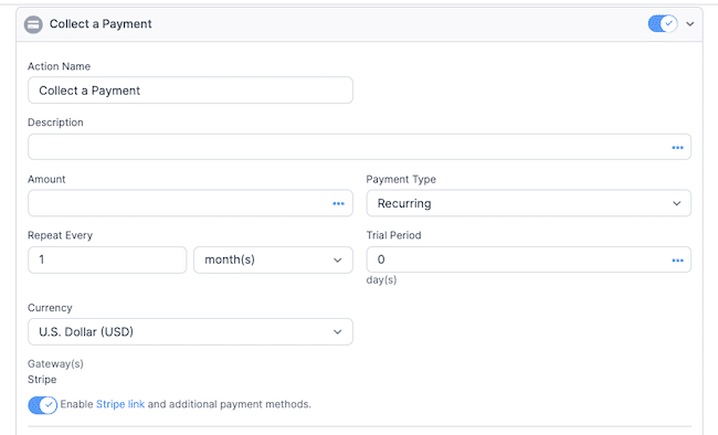 WordPress 表单的定期付款选项