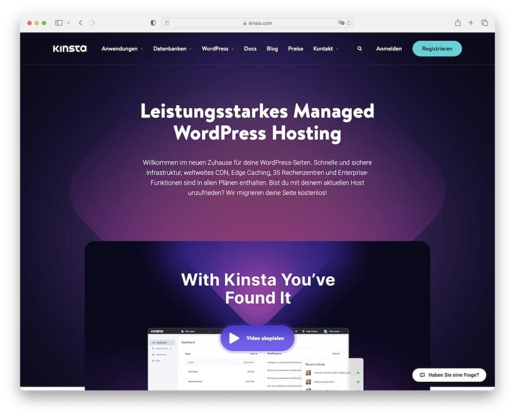 kinsta hosting wordpress w niemczech