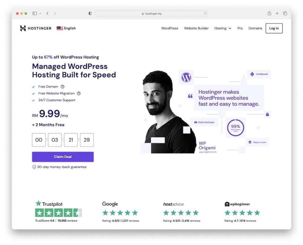 Malezya'da hostinger wordpress hosting