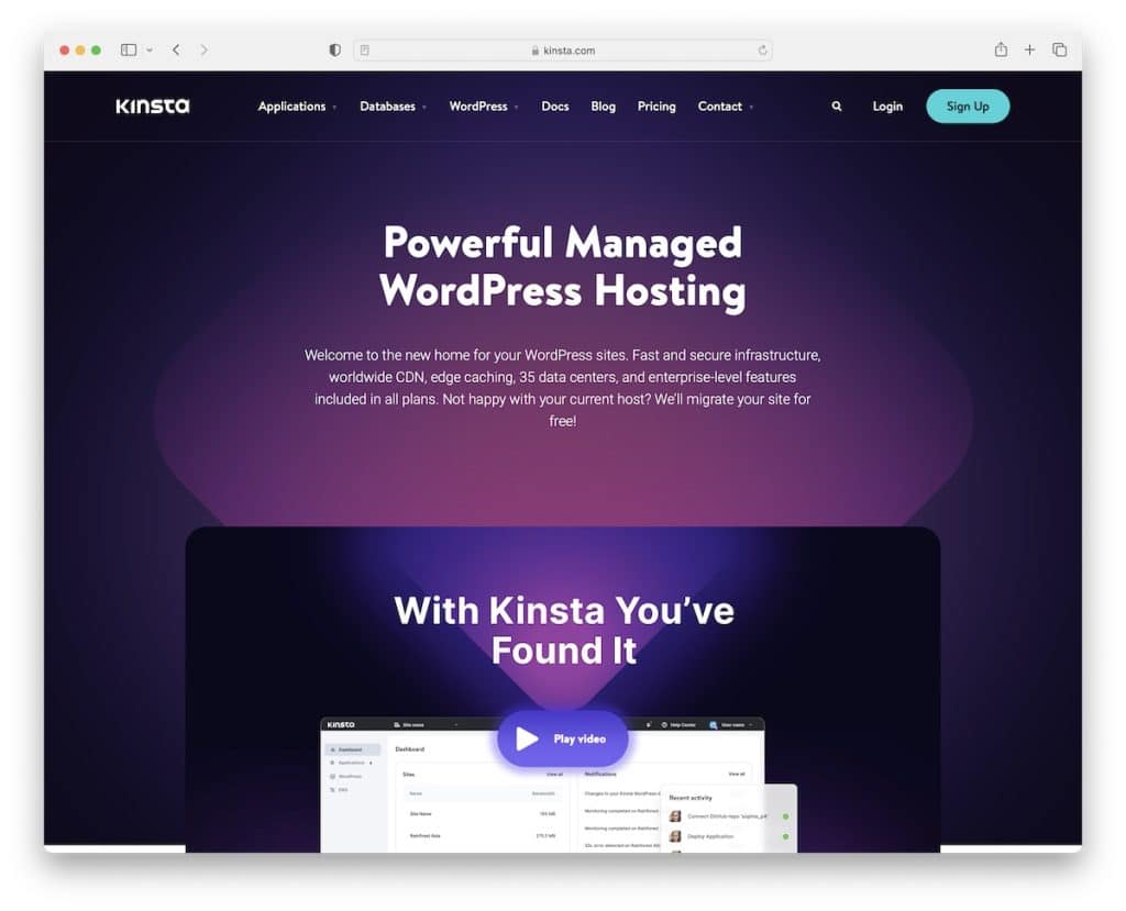 kinsta hosting wordpress w malezji