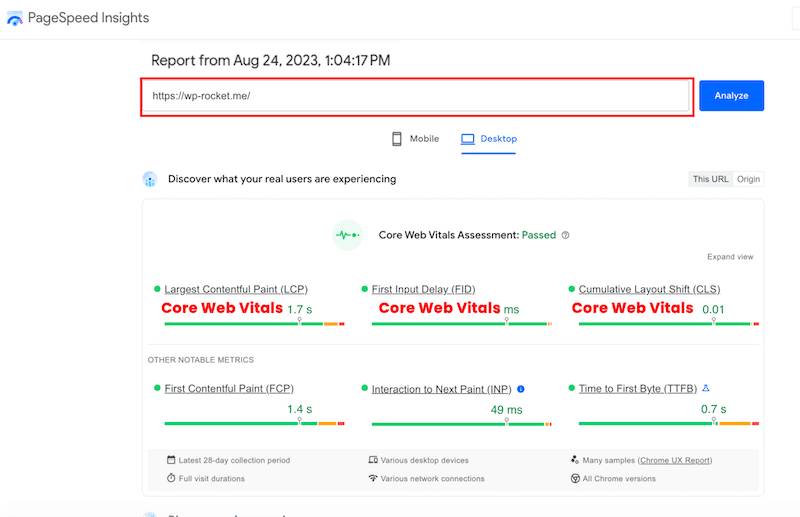 PageSpeed Insights 報告 - 來源：PageSpeed Insights