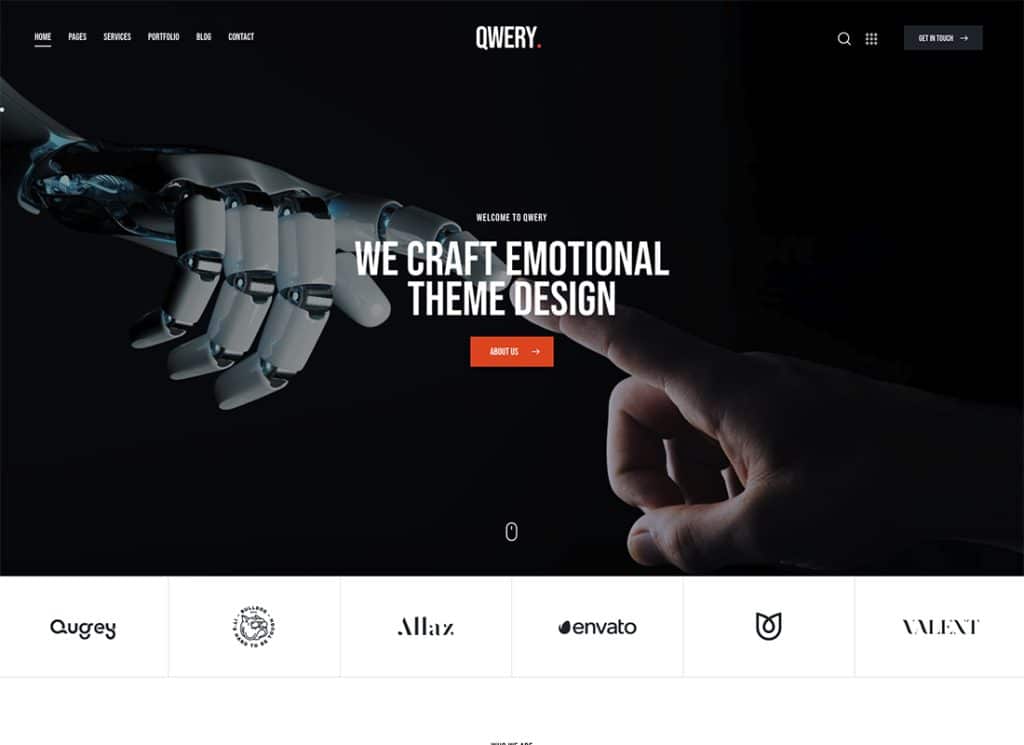 Qwery - سمة WordPress وWooCommerce للأعمال متعددة الأغراض + ChatGPT