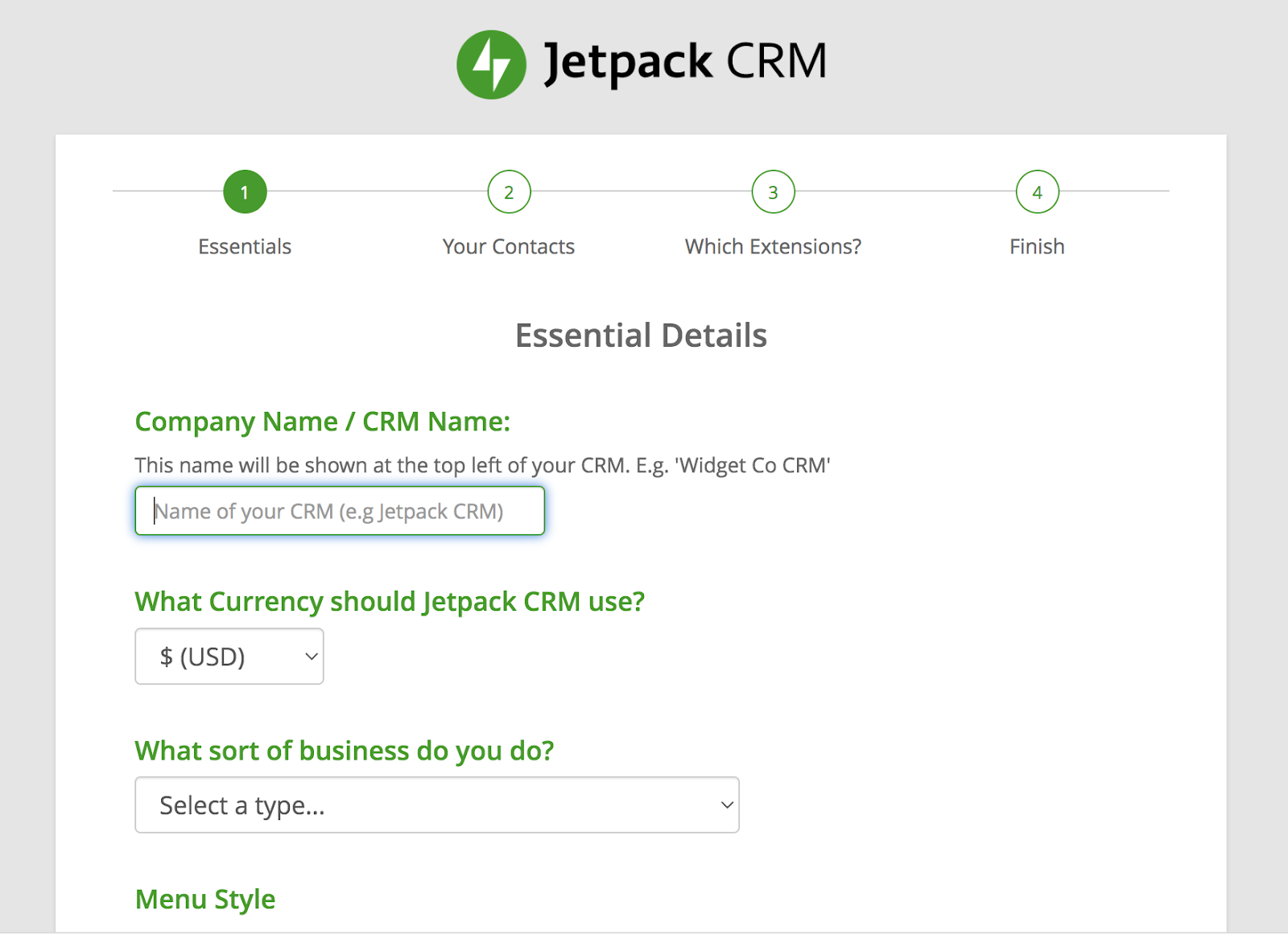 Jetpack CRM 中的基本详细信息字段