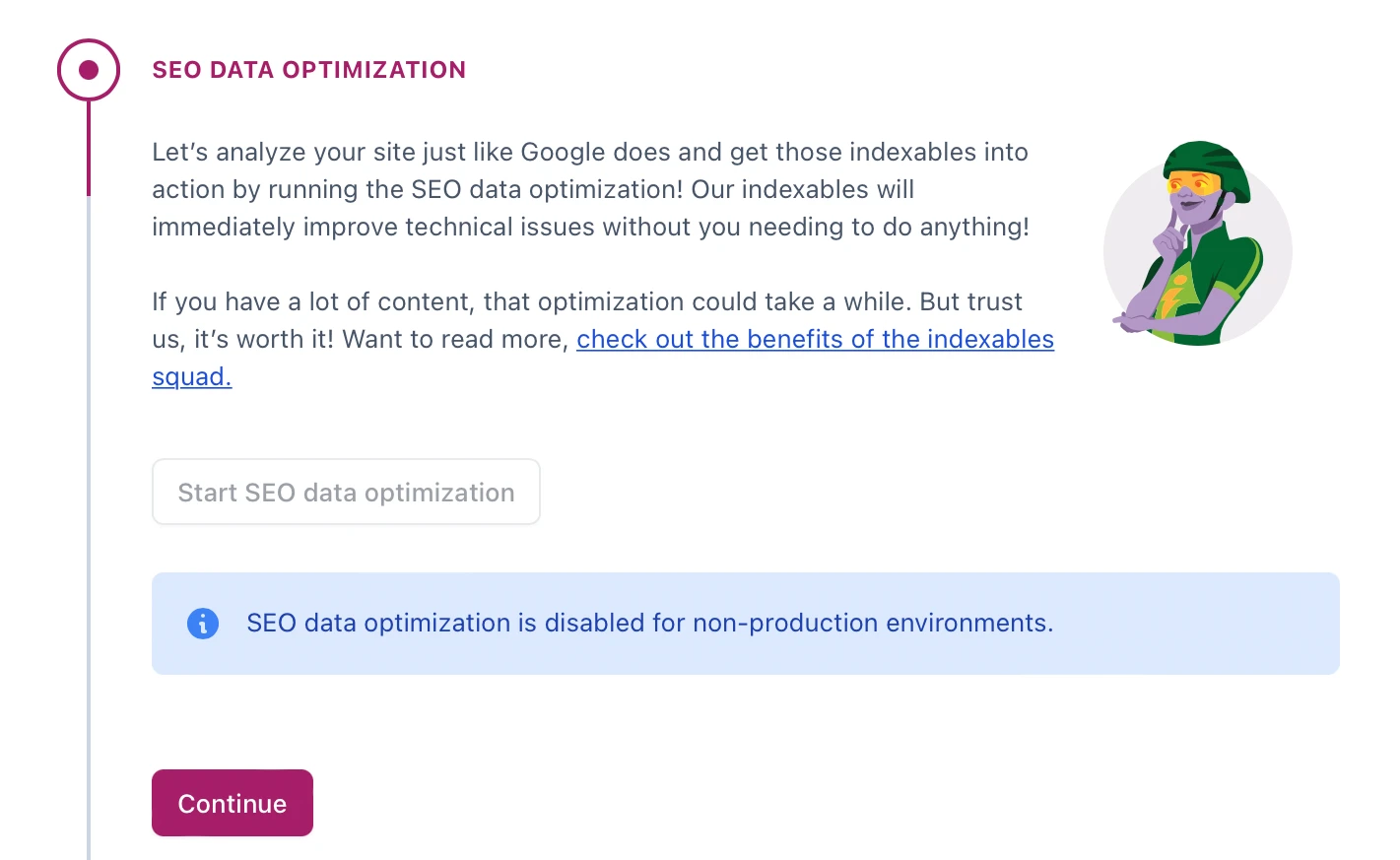 Yoast SEO データ最適化を構成します。