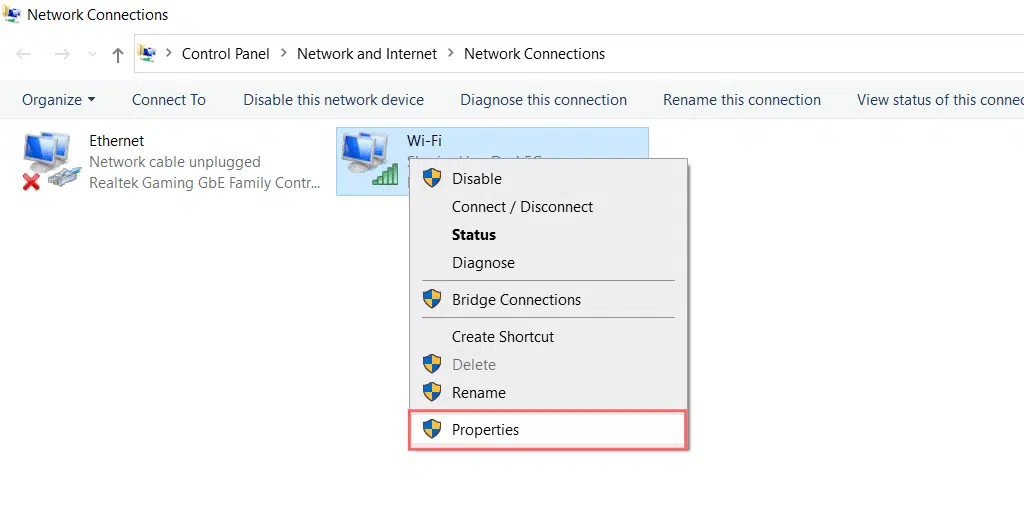 Network Connections