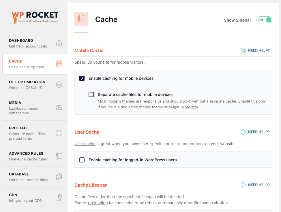 wprocket-cache-optimisation