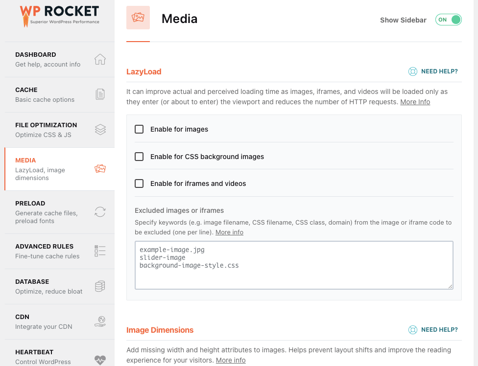 wprocket-media-optimisation