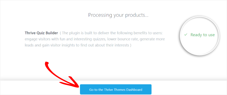 go thrive dashboard