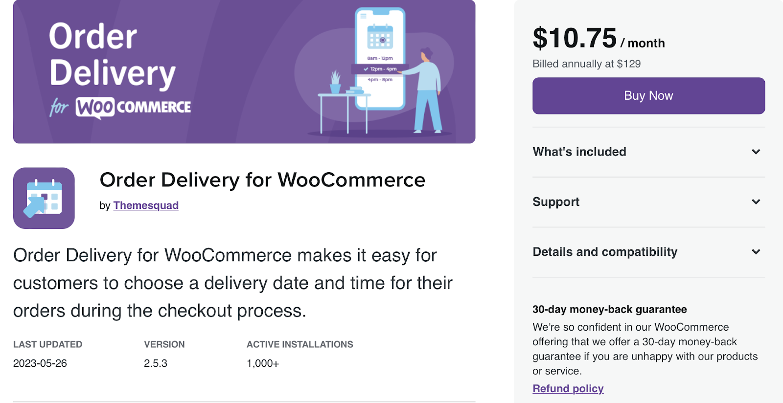 Mit der Erweiterung „Order Delivery for WooCommerce“ können Sie die Anzahl der Bestellungen pro Tag begrenzen.