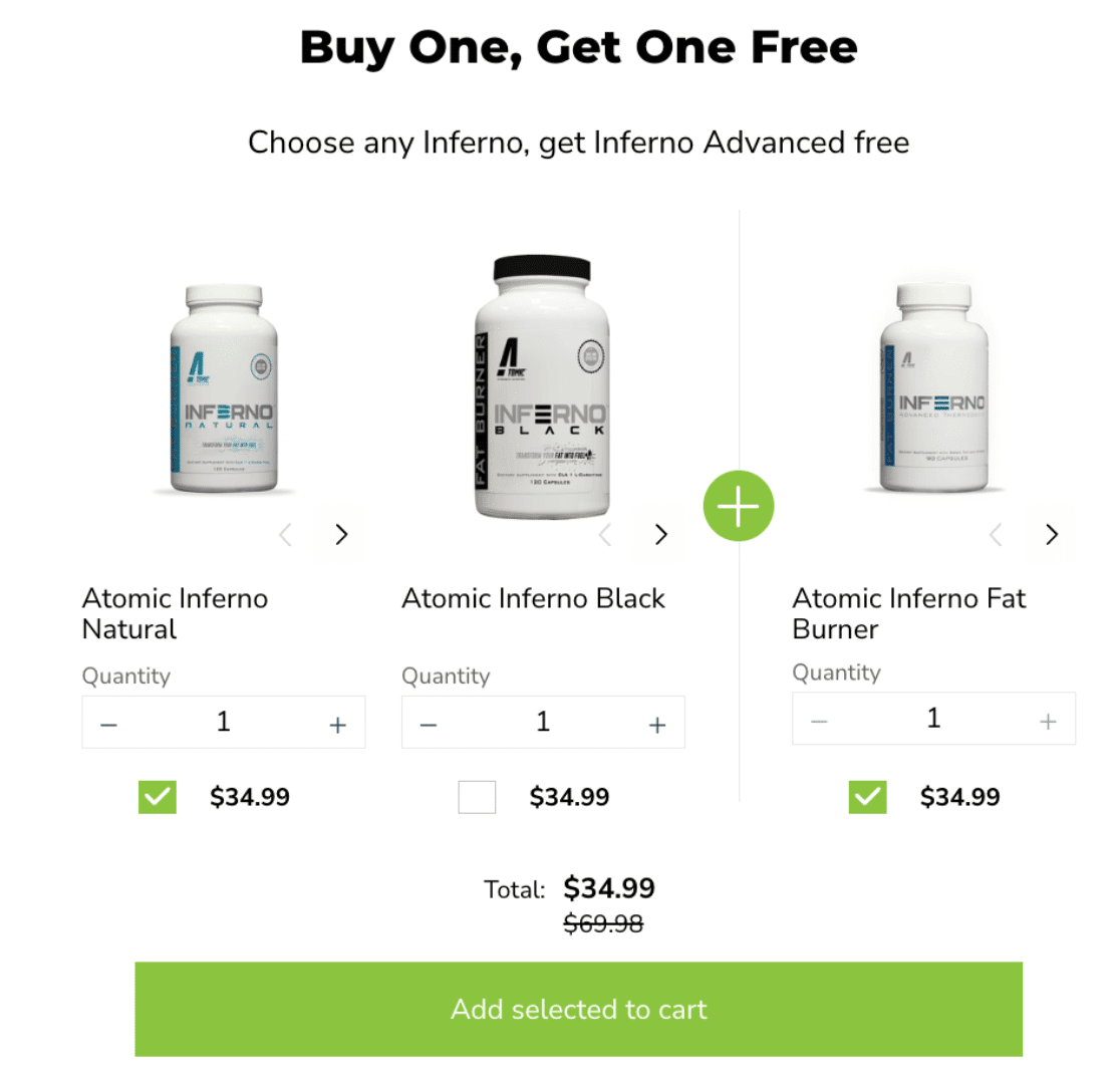 buy one get one free