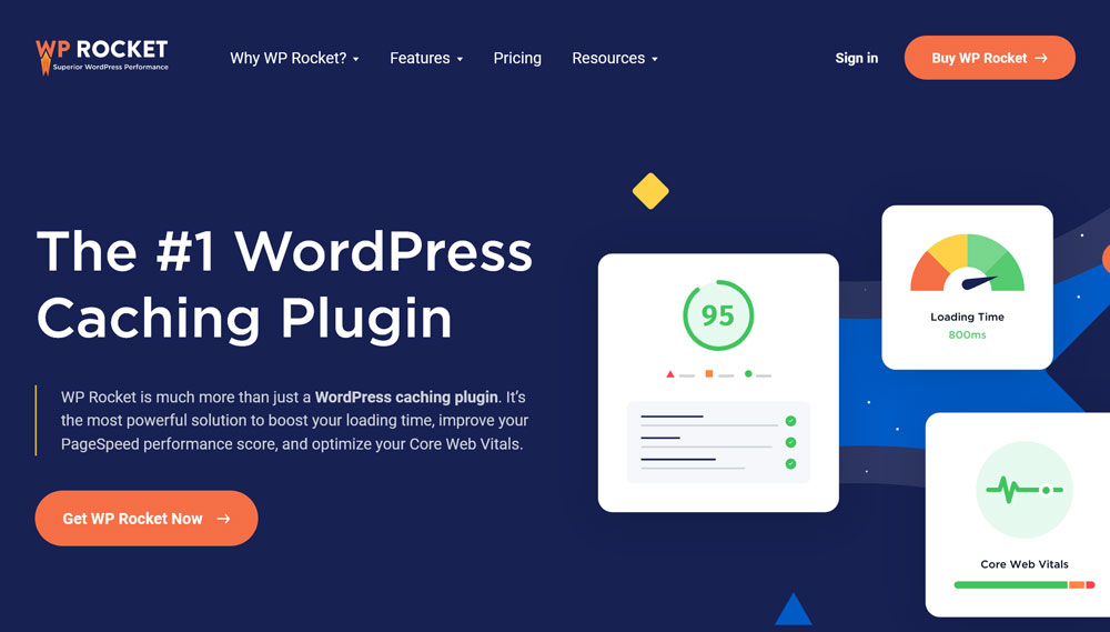 wp Rocket WordPress 缓存插件