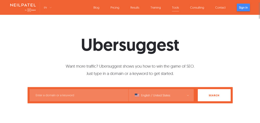 ubersuggest