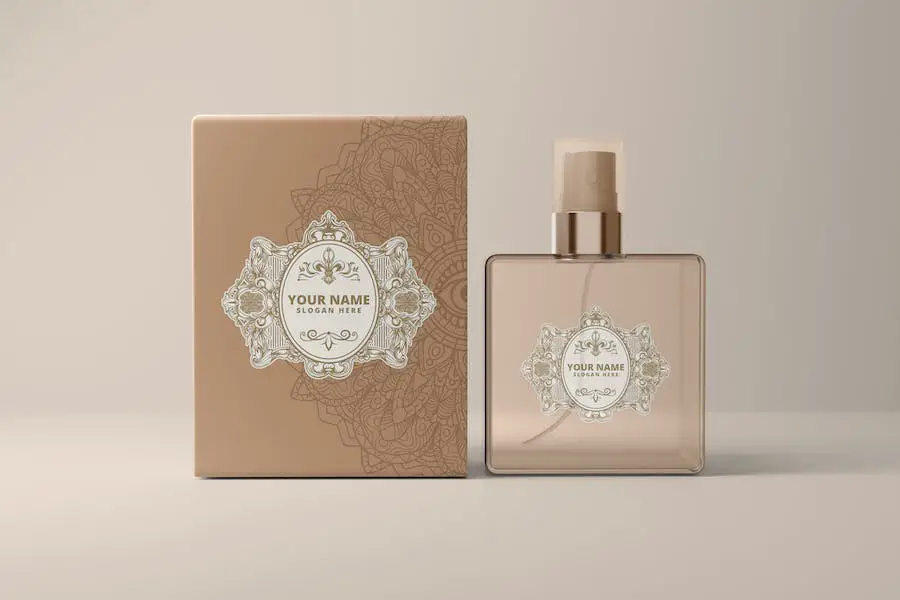 Makieta opakowania perfum -