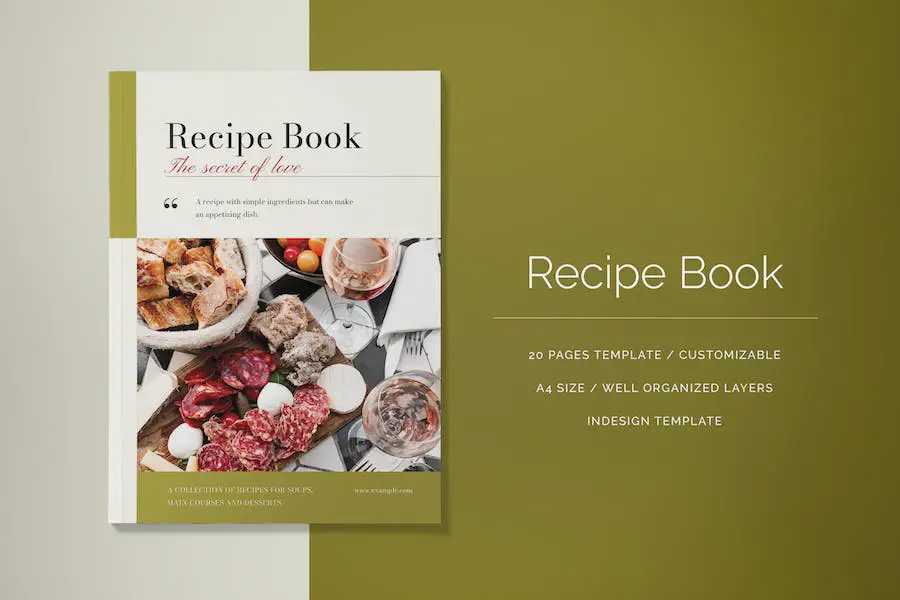 Libro de recetas Indesign -