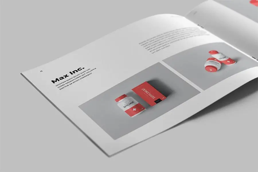 Szablon portfolio programu InDesign —