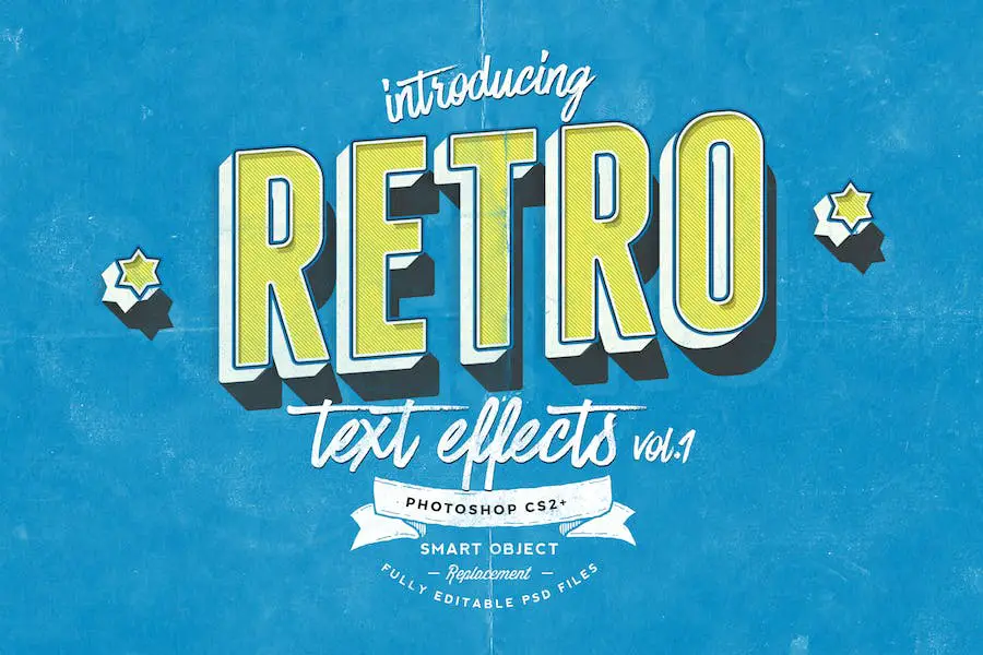 Retro-Texteffekte -