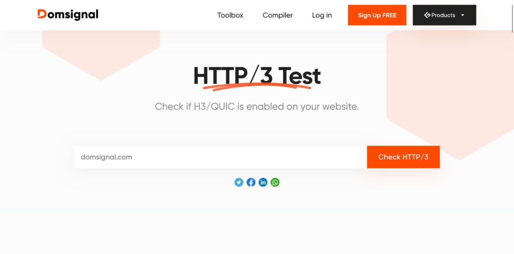 test domsignal http3