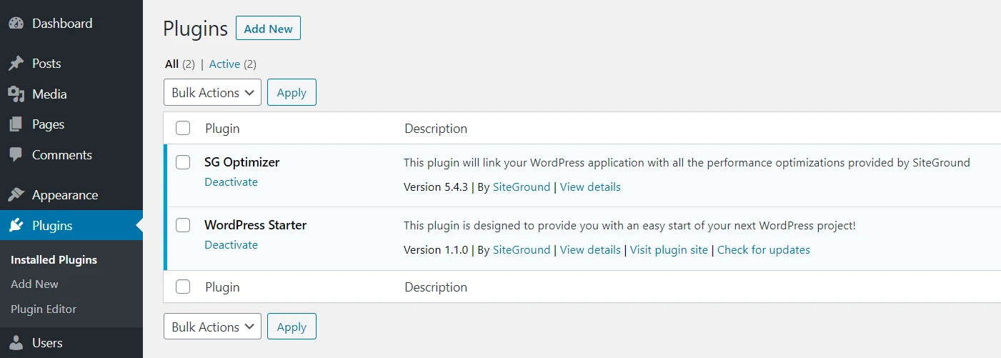 La première étape du didacticiel WooCommerce consiste à installer le plugin WooCommerce à partir du tableau de bord WordPress.