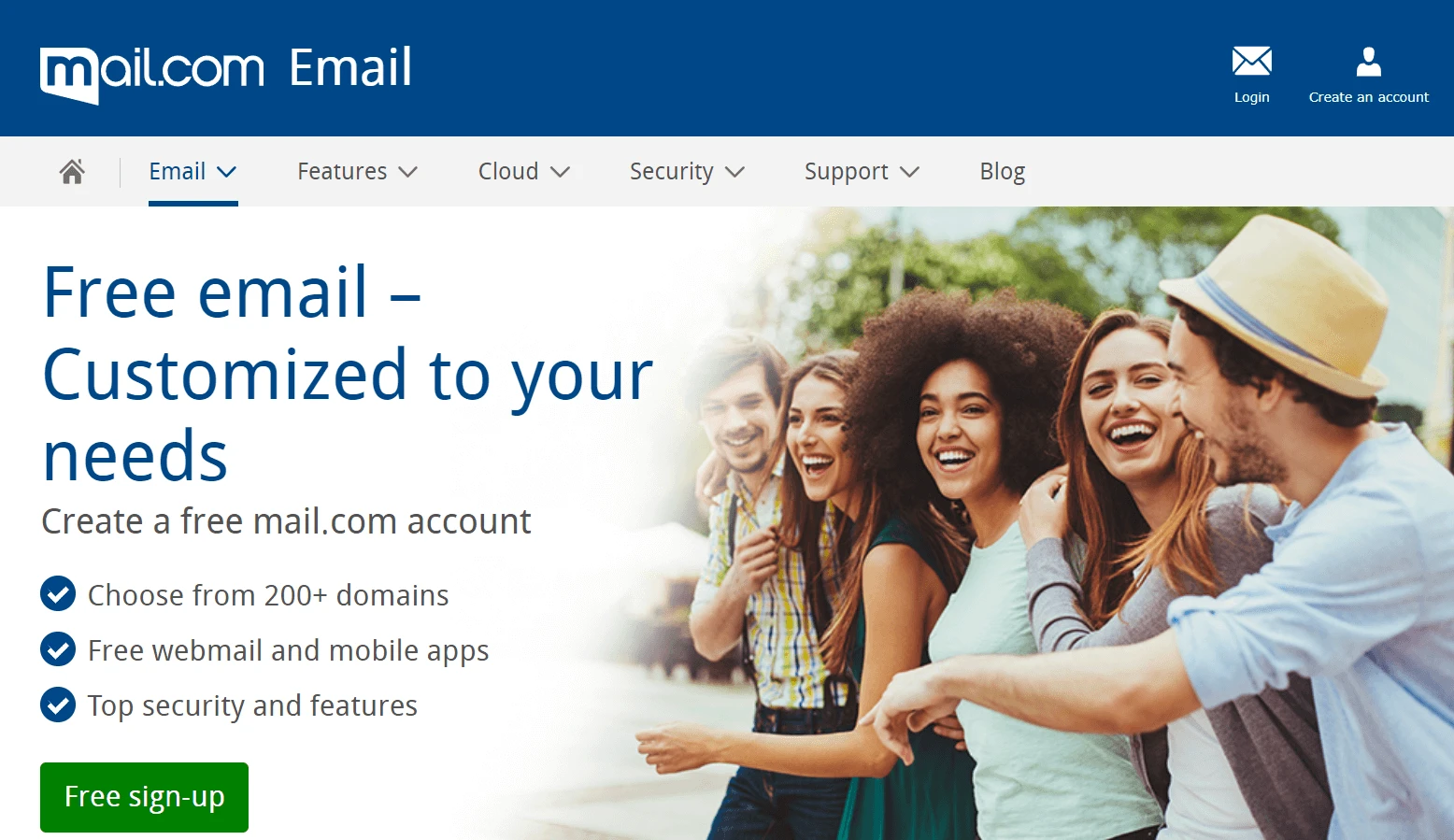 Mail.com เป็นหนึ่งในสถานที่ที่ดีที่สุดในการรับโดเมนอีเมลฟรี