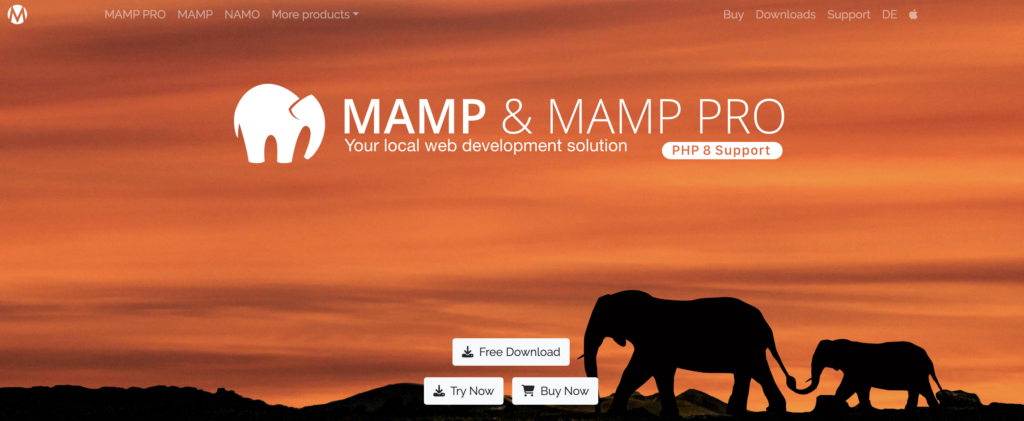 решение для разработки MAMP