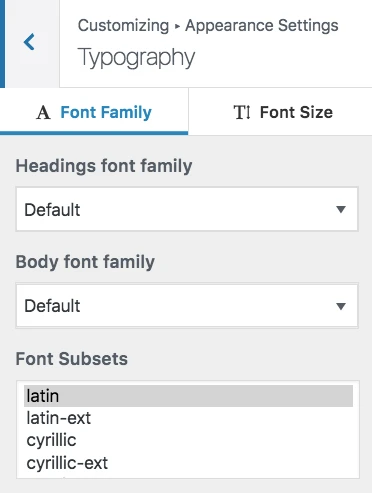 typografia dostosowana.